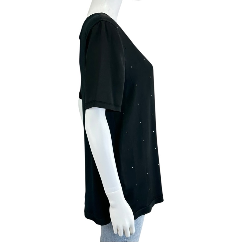 MARCCAIN Black Knit Studded Top Size M - Picture 2 of 8